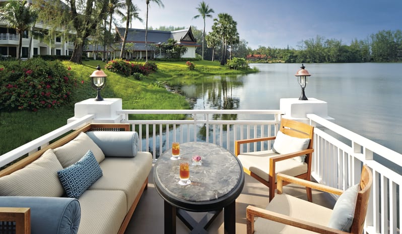 SAii Laguna Phuket Food Beverage The Club Outdoor Area with Beautiful Lagoon View